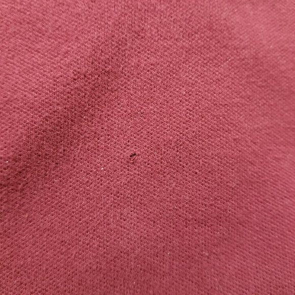 Aeropostale top Medium polo short sleeve stretch work school uniform side split - Picture 9 of 11